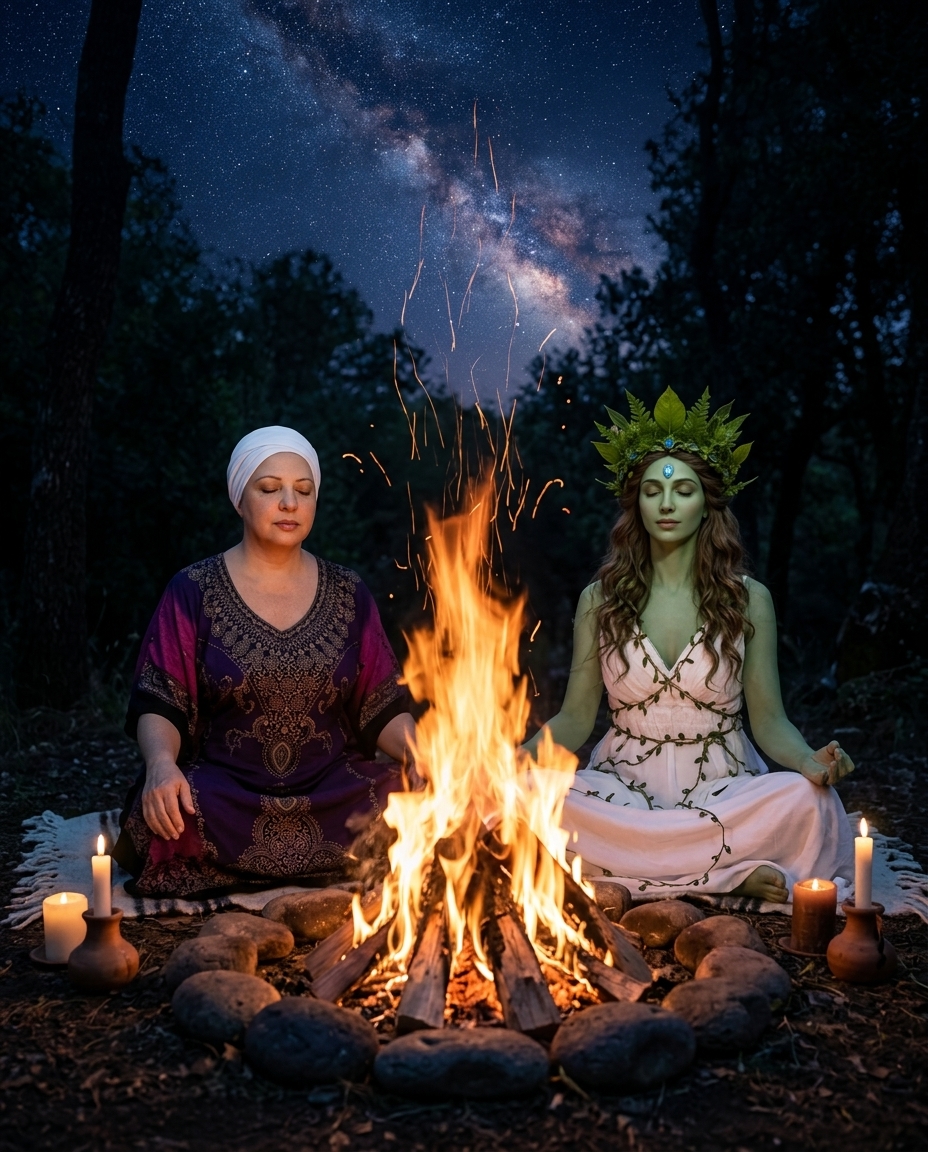 A Fogueira Noturna — ritual de fogo